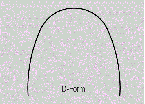 NiTi Super Elastic Archwire - D-Form Round Universal 1 Stück .012 (ORNI-912)