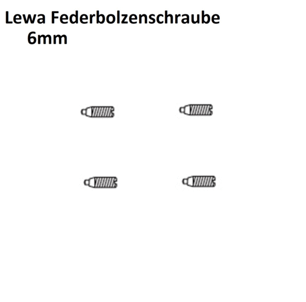 Lewa Federbolzenschraube 6mm  10 Stück á PAK (LEWA-2006)