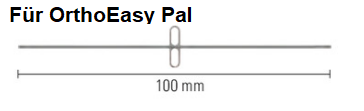 OrthoEasy Fixation Plates Befestigungsplatte, rechtwinkliger Draht 1 Stück á PAK (1299-0101)