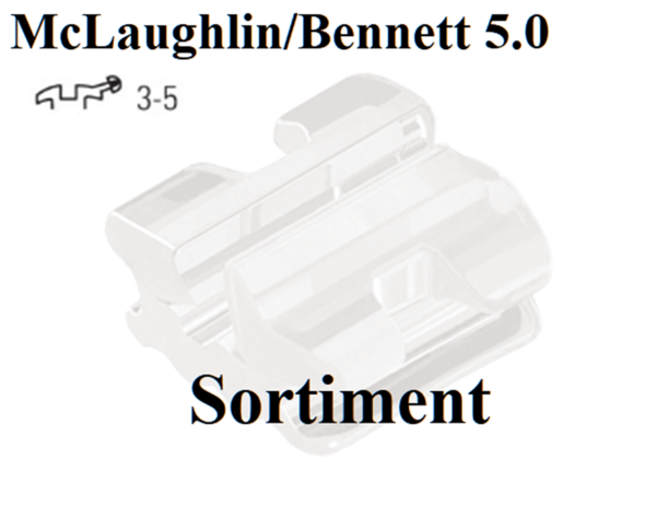 Glam Keramik Bracket McLaughlin Bennett 5.0 Sortiment  3-5 mit Haken (G706T0765)